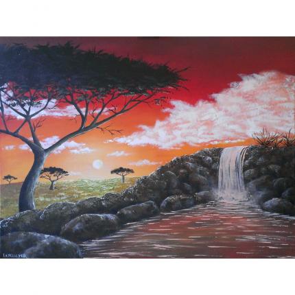 Oasis, Peinture Acrylique, 60x80cm.