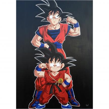 Gokus, Peinture acrylique sur toile